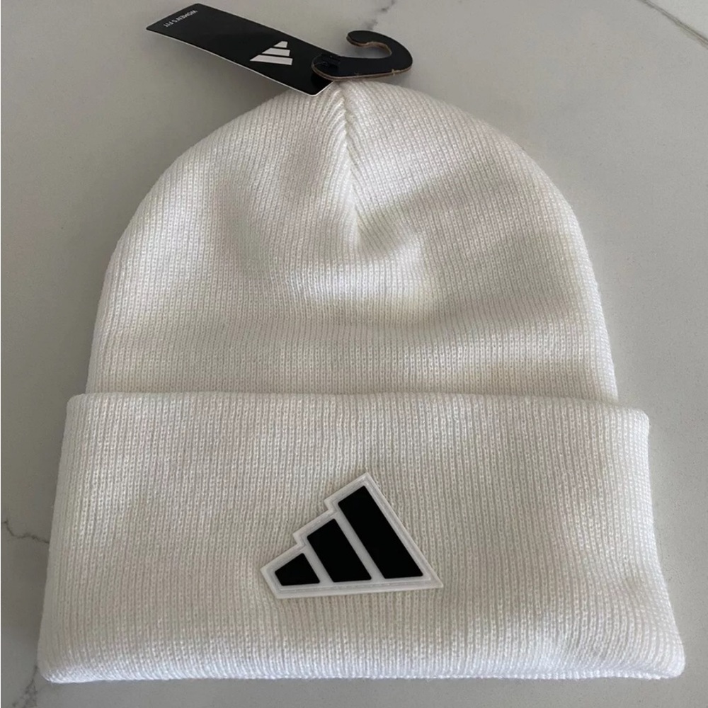 NWT Adidas Women’s White Beanie Hat
